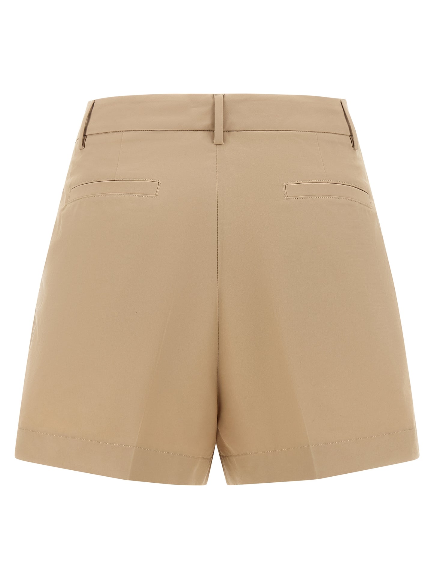 Fabiana Filippi Brown Cotton Bermuda Shorts