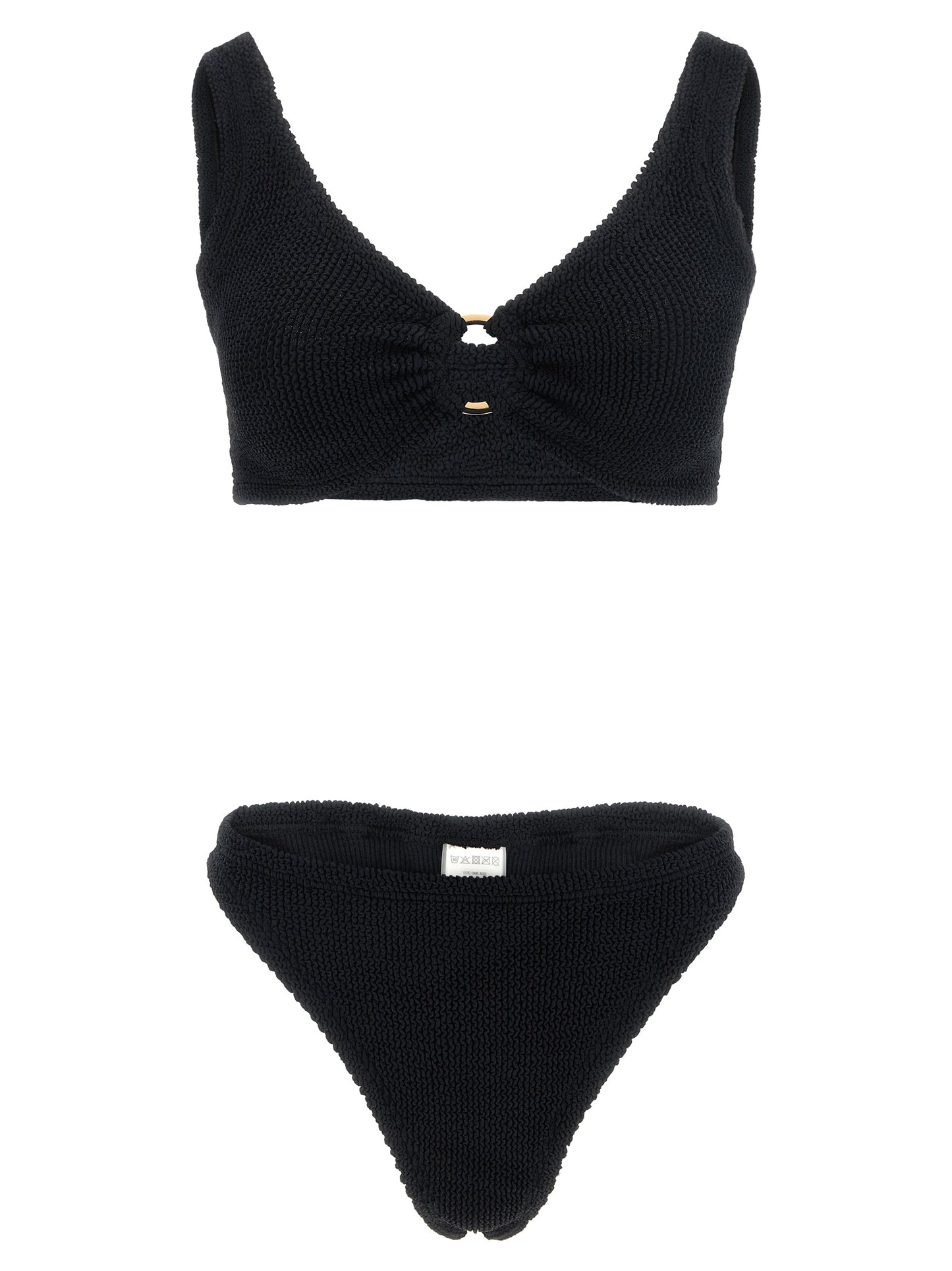 Hunza G Black Polyamide Bikini