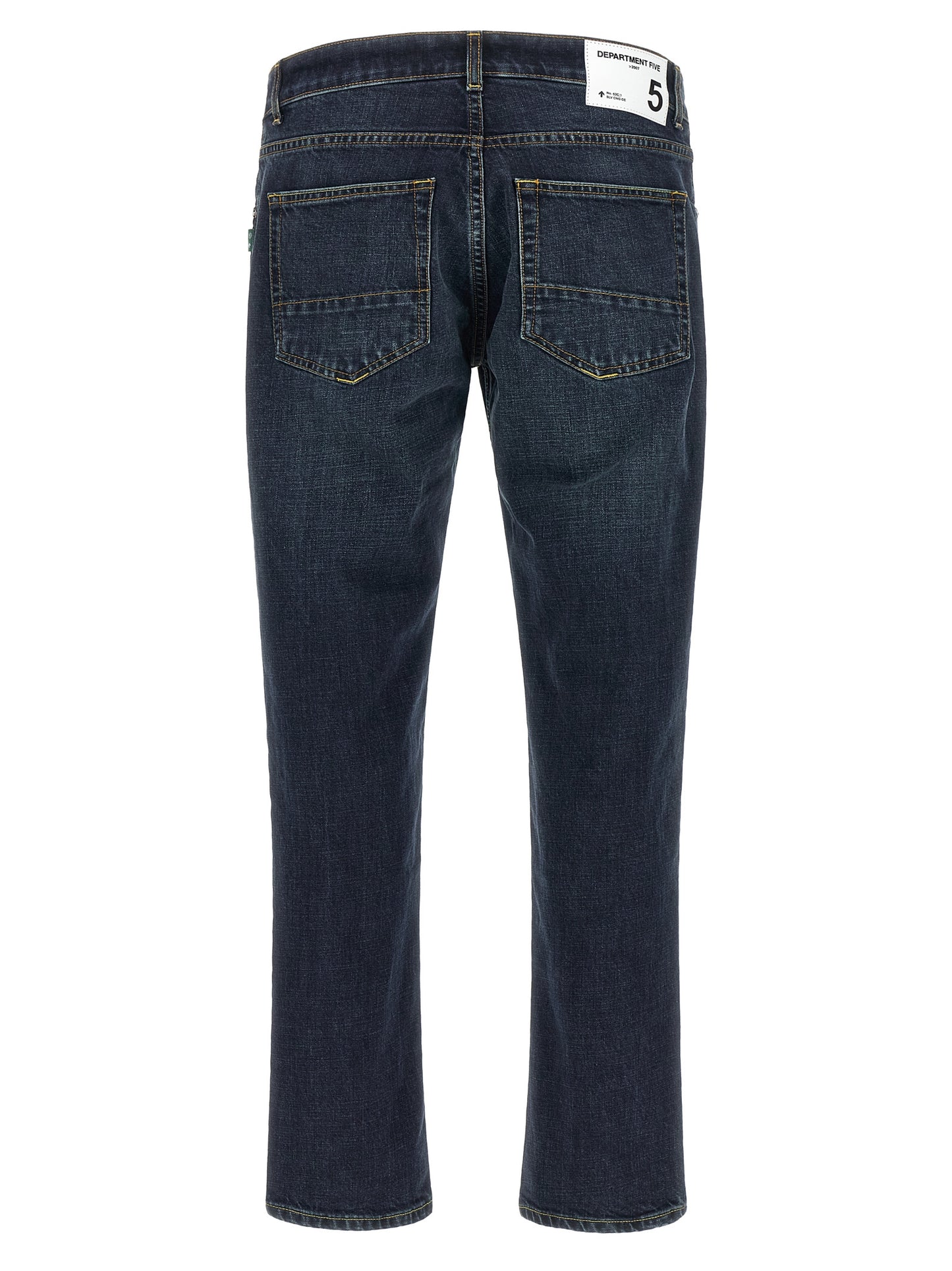 Department 5 Blue Cotton Cropped Jeans