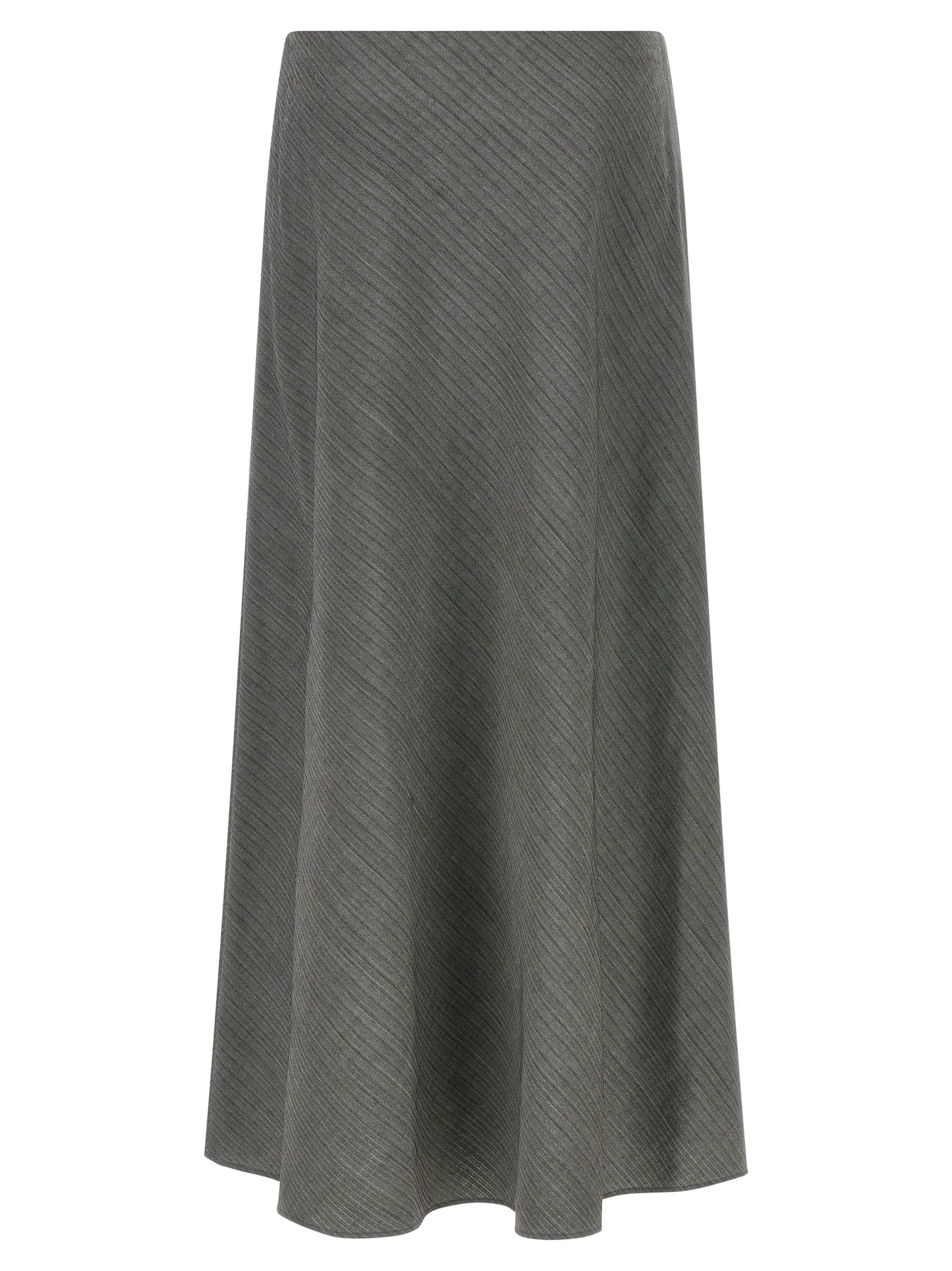 Alberta Ferretti Gray Viscose Mini Skirt