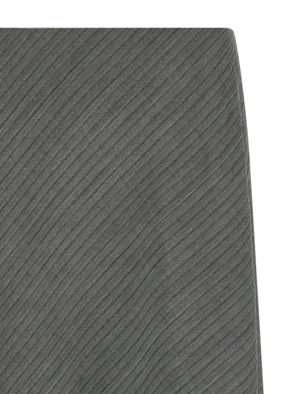 Alberta Ferretti Gray Viscose Mini Skirt