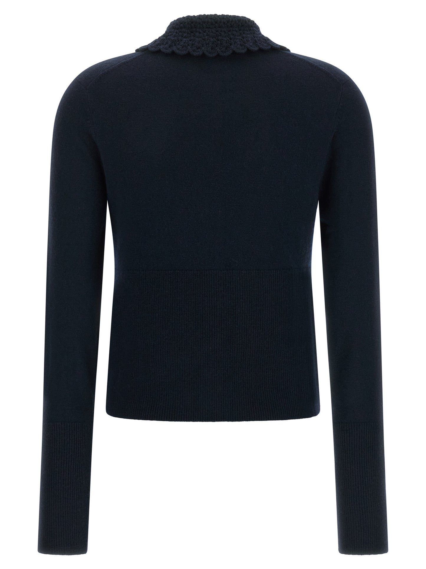 Chloé Blue Wool Cardigan