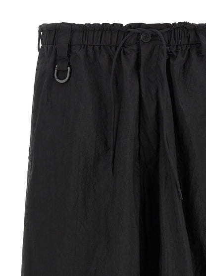 Y-3 Black Polyamide Cargo Pants