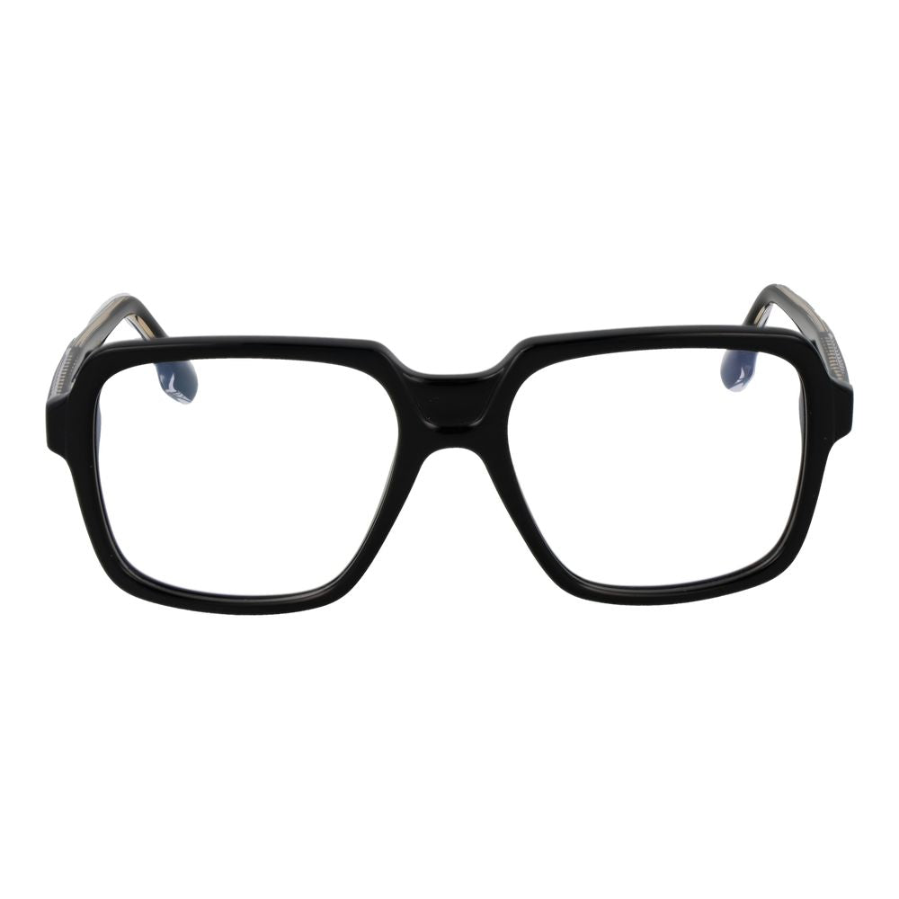 Eyeglasses Frames by Victoria Beckham for women in acetate and black showcases an refined full-frame frame design featuring a sophisticated black coloured frame for an refined and refined aesthetic.