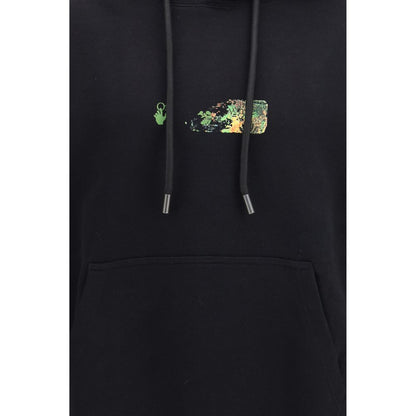 Off-White Black Cotton Sweatshirt
