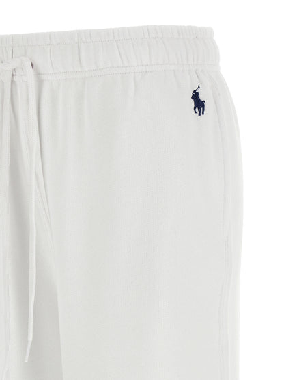 Polo Ralph Lauren White Cotton Joggers (Workout Pants)