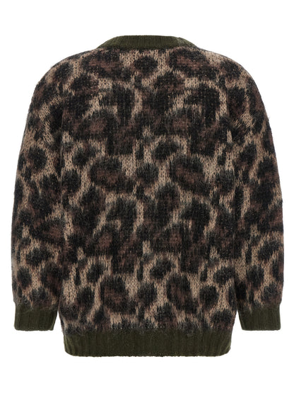 R13 Brown Nylon Cardigan