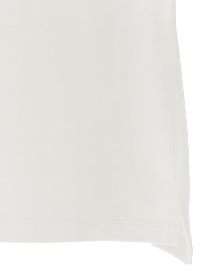 Gucci White Cotton Polo Shirt