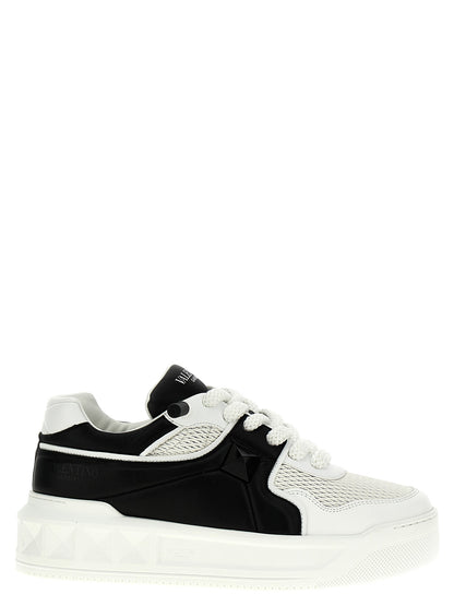 Valentino Garavani Bicolor Calfskin Chunky Sneakers