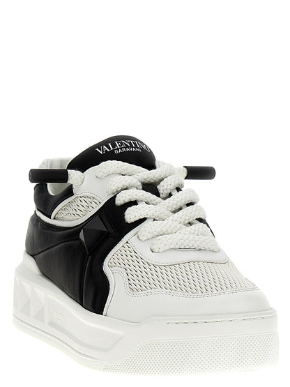 Valentino Garavani Bicolor Calfskin Chunky Sneakers