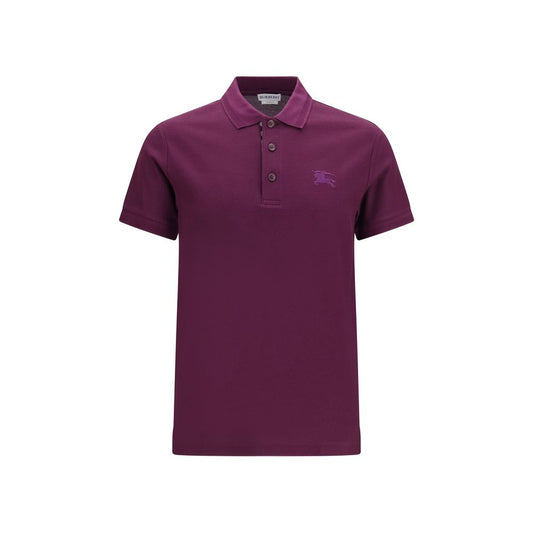 Burberry Purple Cotton Polo Shirt