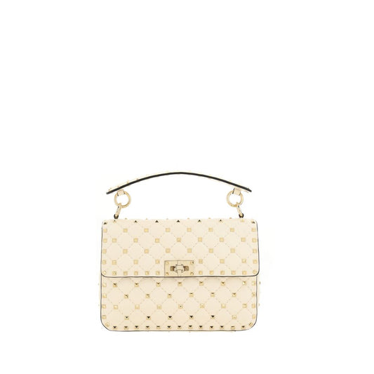 Small Quilted Crossbody Flap Handbag by Valentino Garavani for women in nappa leather beige features a ornamental silhouette, showcasing a secure flap, ample , and ornamental crossbody-strap, adjustable-strap & handle for a sophisticated look.