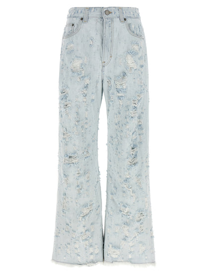 Haikure Blue Cotton Jeans Denim