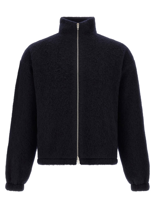 Jil Sander Blue Wool Sweatshirt