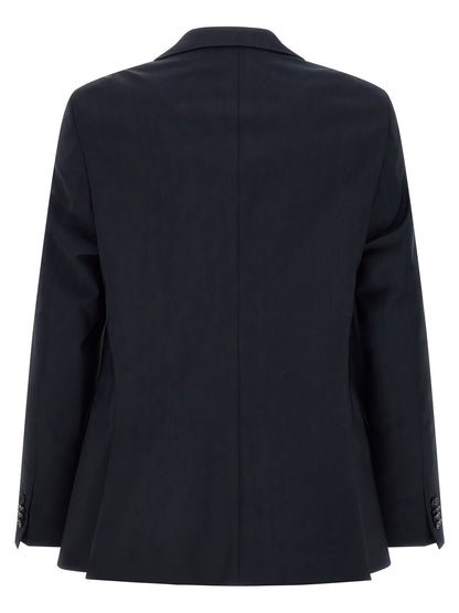 Hugo Boss Blue Virgin Wool Two-Piece Suit