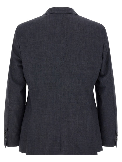 Hugo Boss Blue Polyester Two-Piece Suit