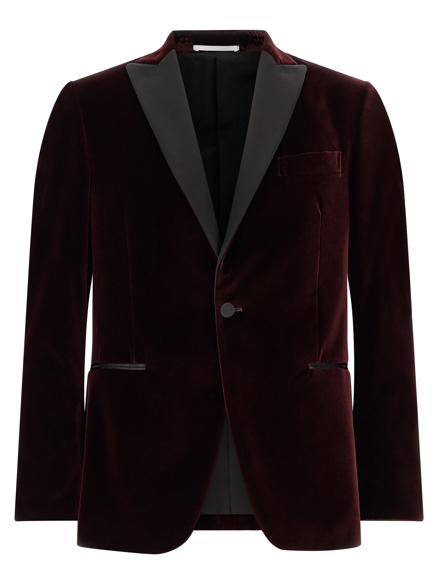 Pal Zileri Bordeaux Cotton Blazer