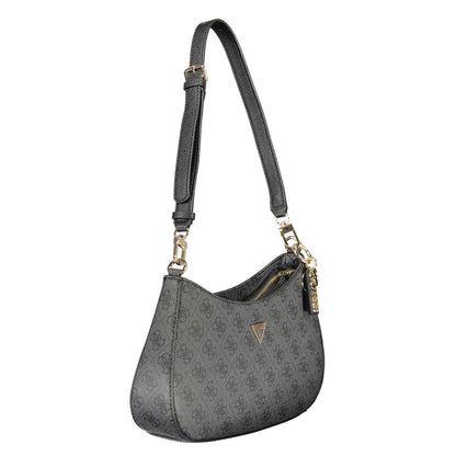 Guess Jeans Noelle Polyurethane Handbag - Black