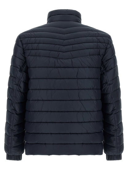 Hugo Boss Blue Polyamide Full-Length Jacket