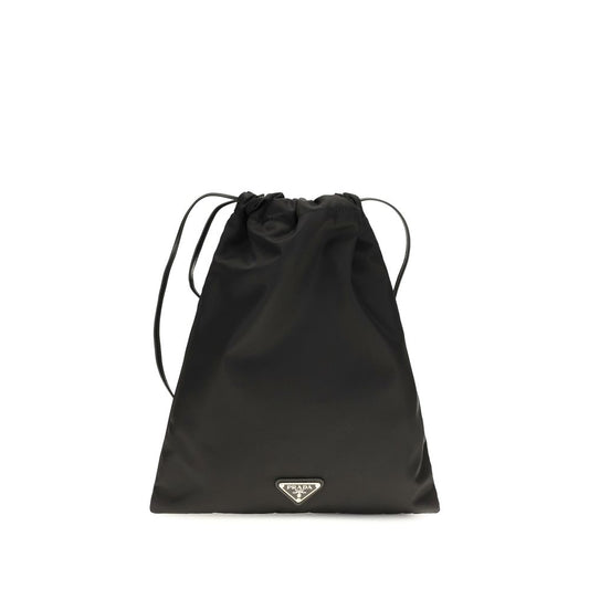 Prada Leather & Metal Wallet - Black