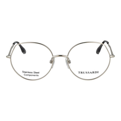 Trussardi Silver Stainless Steel Glasses (Frames)