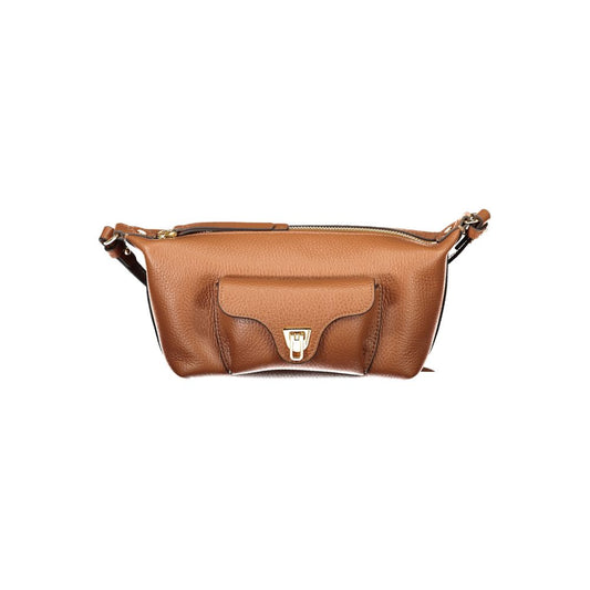 Evening Handbag by Coccinelle for women in leather brown features a exquisite silhouette, showcasing a secure zipper and exquisite external-pockets with versatile shoulder-strap & adjustable-strap for a exquisite finish.