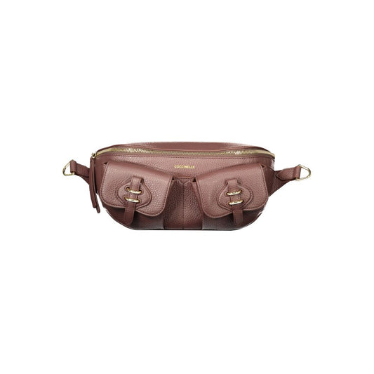 Fanny Pack Handbag by Coccinelle for women in leather brown features a exquisite silhouette, showcasing a secure zipper and exquisite external-pockets & internal-pockets with versatile adjustable-strap & belt-strap for a exquisite finish.