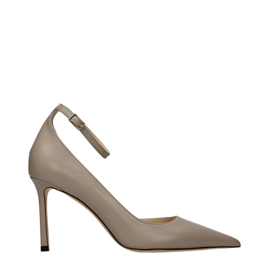 This High-Heel Sandals Pumps Heels by Jimmy Choo for women in leather gray presents a effortlessly chic silhouette from the Women's Leather High-Heel Sandals Pumps Heels collection, featuring a effortlessly chic high-heel and effortlessly chic .
