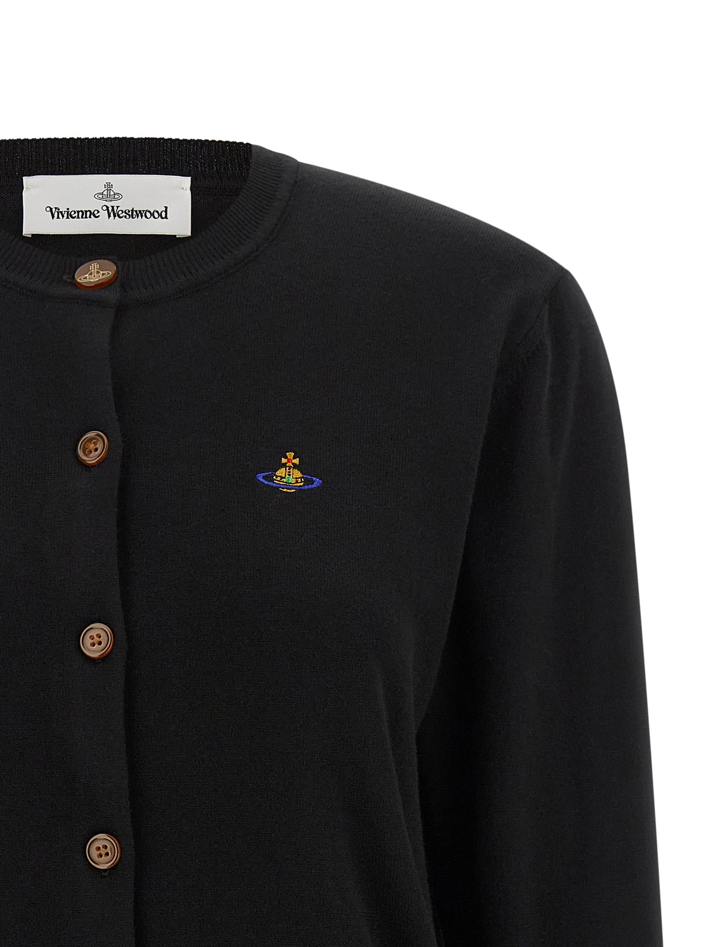 Vivienne Westwood Black Cotton Cardigan