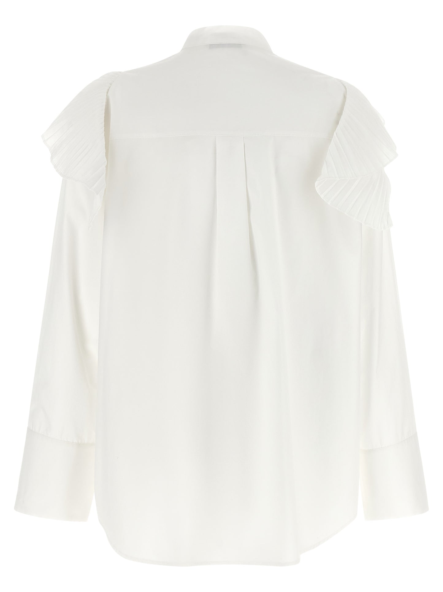 Alberta Ferretti White Cotton Blouse