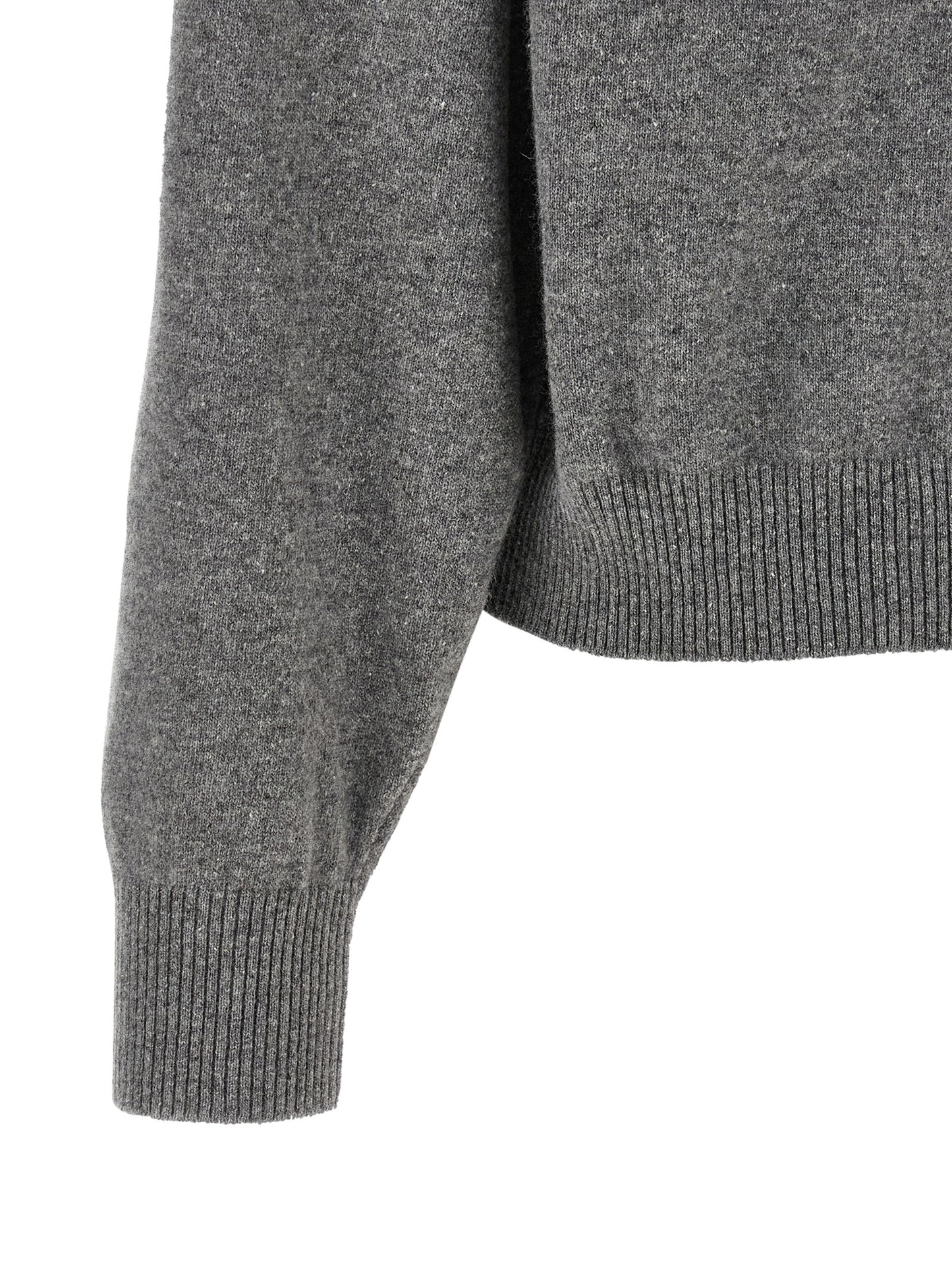 Alberta Ferretti Gray Virgin Wool Cardigan