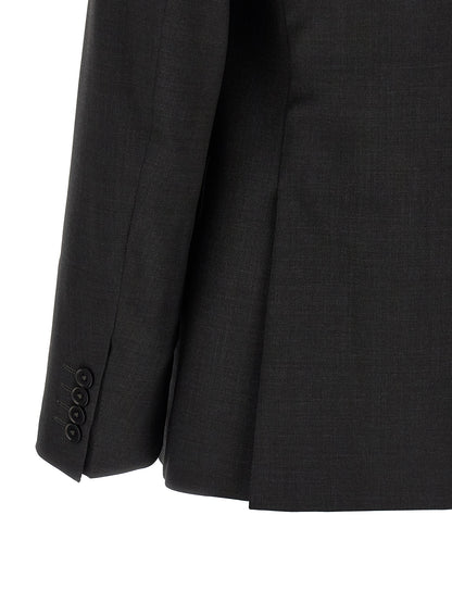 Pal Zileri Gray Wool Two-Piece Suit