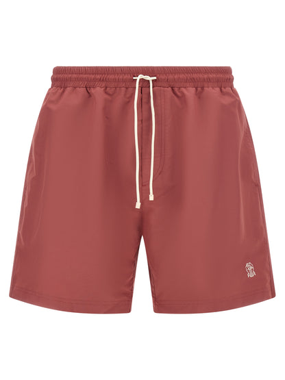 Brunello Cucinelli Multicolor Polyester Swim Shorts