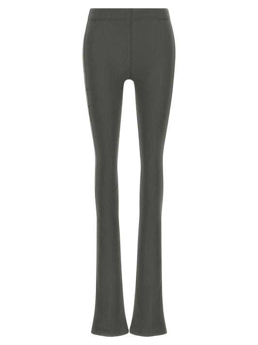 Trousers by Armarium for women in cotton gray presents a perennial silhouette, meticulously tailored with a flared cut, long finish, and an elegant .
