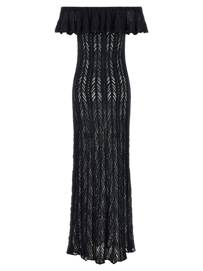 ANTONINO VALENTI Blue Cotton Long Dress