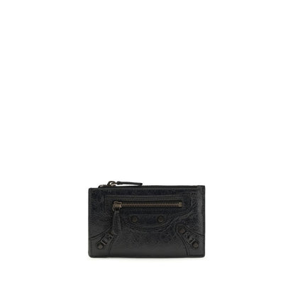 Balenciaga Black Lamb Ovis Aries Aries Wallet