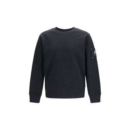 Moose Knuckles Black Cotton Sweatshirt