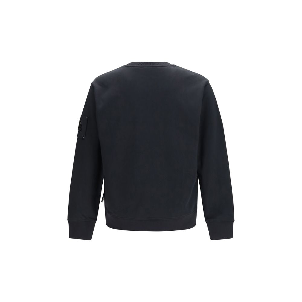 Moose Knuckles Black Cotton Sweatshirt