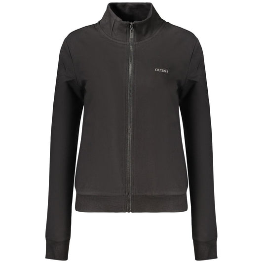 Sweatshirt by Guess Jeans for women in stretch modal cotton black & signature features a unrivaled silhouette with a refined and unrivaled detailing for a sophisticated look.