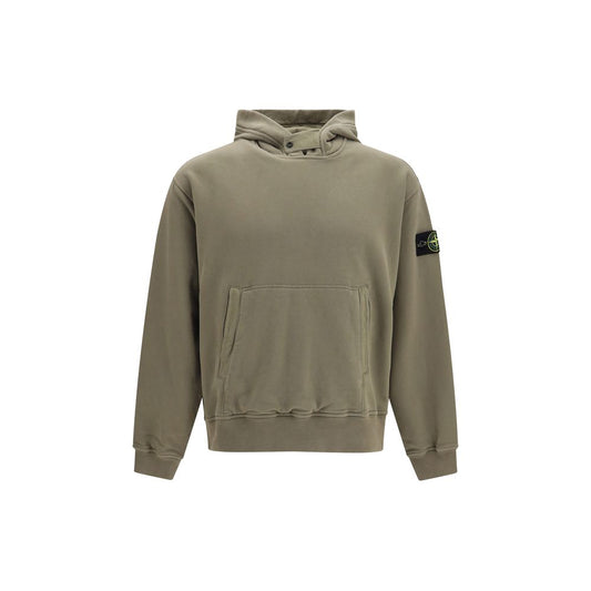 Stone Island Bicolor Cotton Sweatshirt