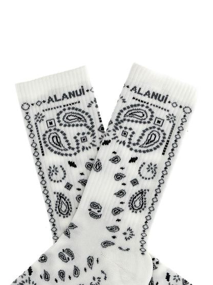 Alanui Bicolor Cotton Socks