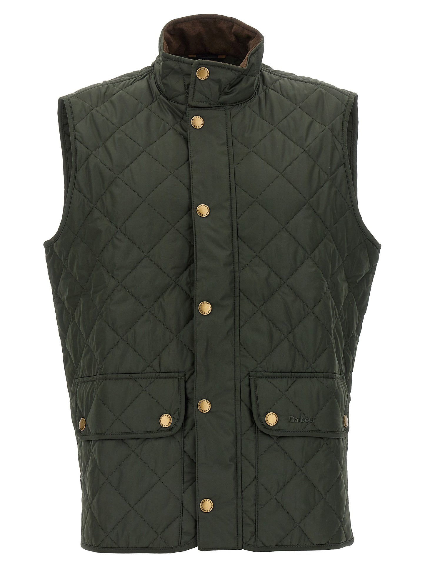 Barbour Bicolor Polyester Sleeveless Jacket