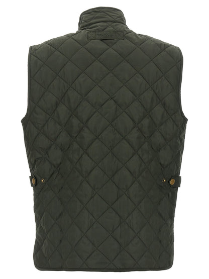 Barbour Bicolor Polyester Sleeveless Jacket