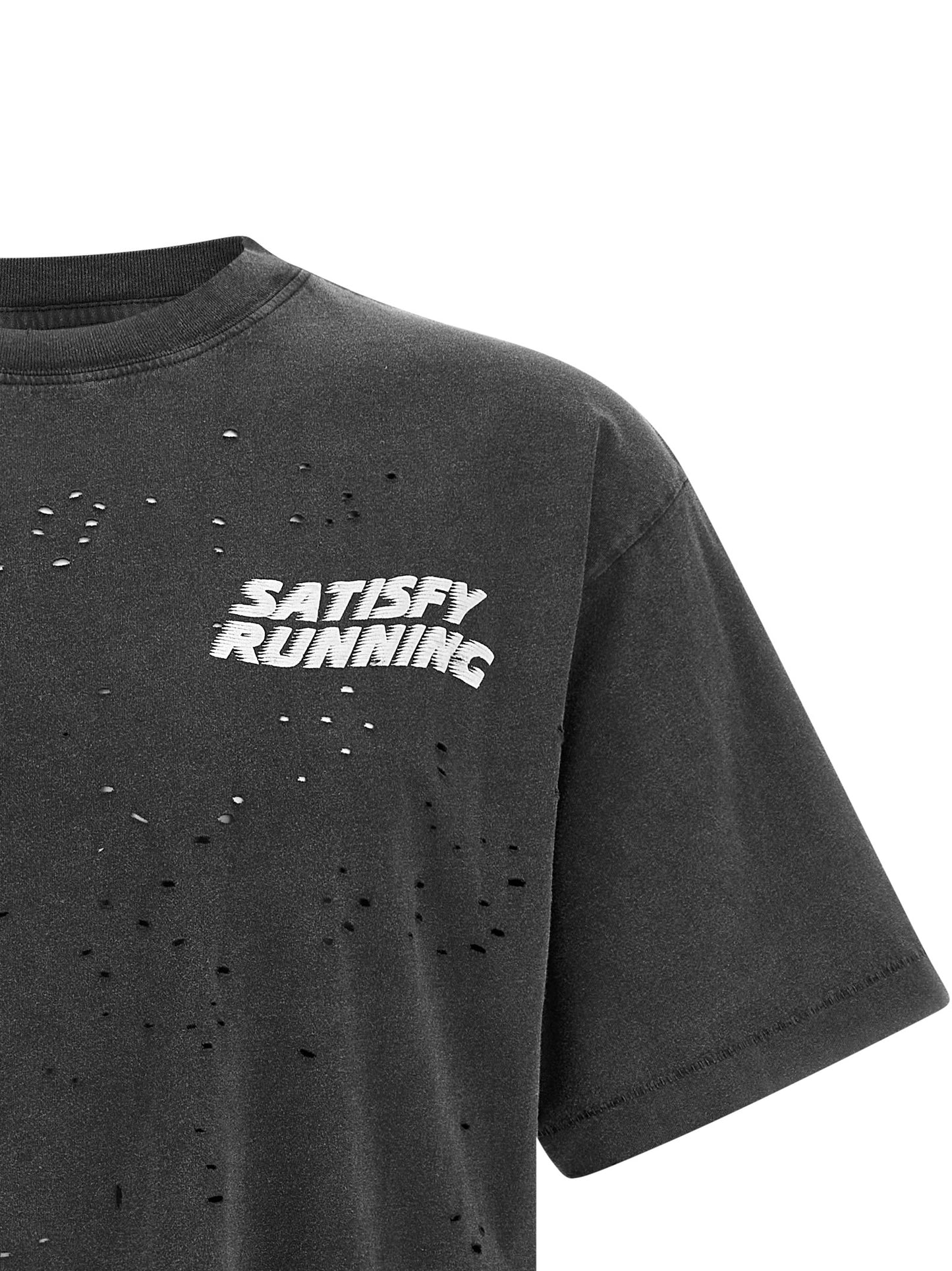 SATISFY Black Organic Cotton T-Shirt