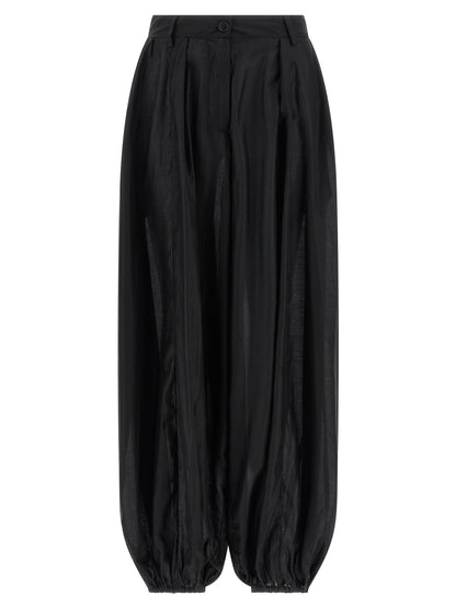 THELATEST Black Lyocell Casual Pants