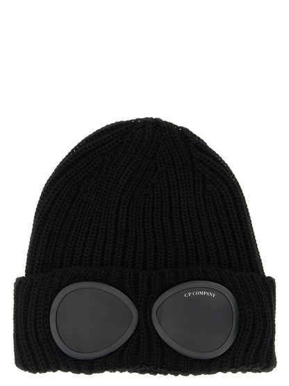 C.P. Company Black Wool Beanie