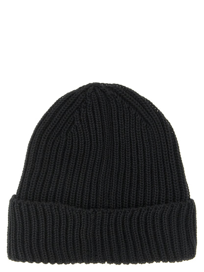 C.P. Company Black Wool Beanie