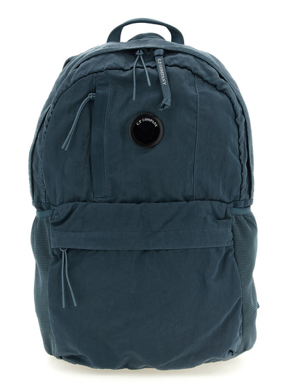 C.P. Company Blue Polyamide Backpack