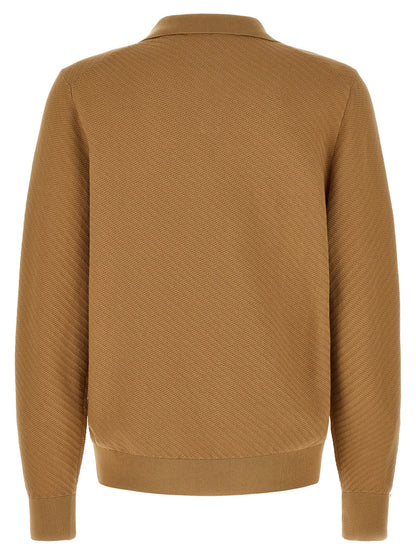 Hugo Boss Brown Cotton Polo Shirt