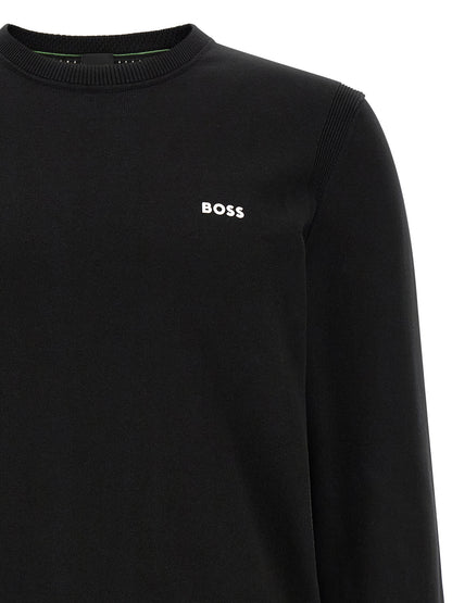 Hugo Boss Black Cotton Cardigan